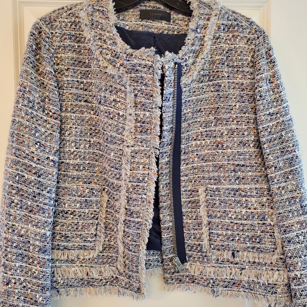 J Crew lined jacket